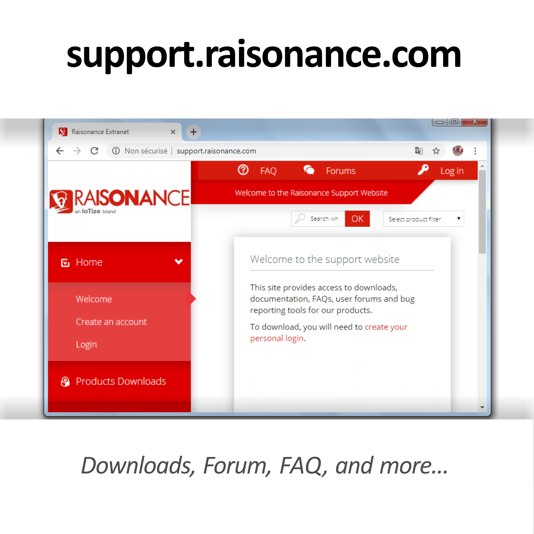 Raisonance Support Site